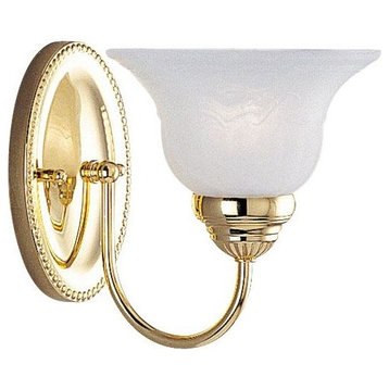 Polished Brass Bathroom Sconce