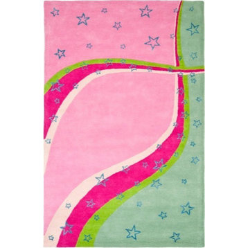 Safavieh Safavieh Kids SFK338A 6' Round Pink/Green Rug