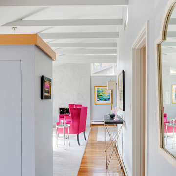 Newton-Stylish renovation of a family home, Aging in Place