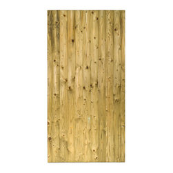 Flat Tongue & Groove Gate - Home Fencing And Gates