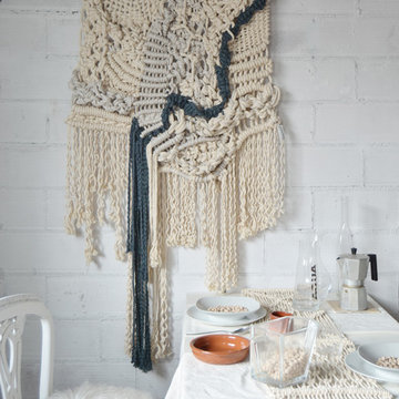 Macrame and styling dinning room