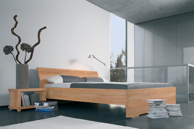 ADANA Bed by Alexander Borghorst.  Handcrafted in solid heartwood beech.