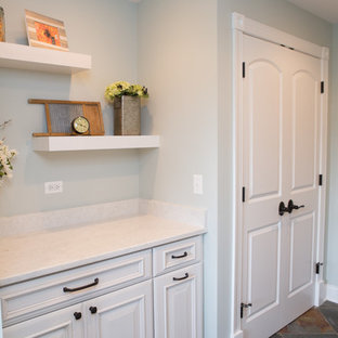 Mid-sized elegant home design photo in Chicago
