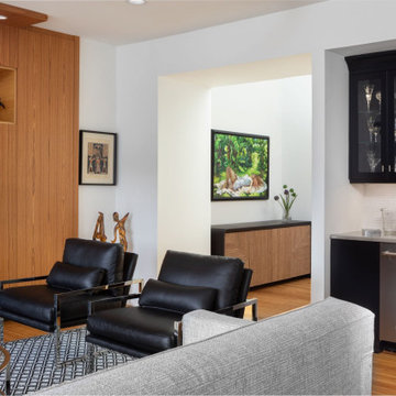LIVING ROOM, WET BAR, ENTRY HALL