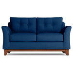 Apt2B - Apt2B Marco Apartment Size Sofa, Blueberry, 60"x37"x32" - Make yourself comfortable on the Marco Apartment Size Sofa. Button-tufted back cushions and a solid wood base give it a sleek, sophisticated, and modern look!