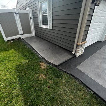 Decorative Concrete Overlay Driveway & Entryway