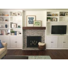 ArJay Fireplace and bookshelves