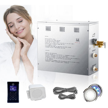 Steam Generator for Sauna with Bluetooth Sauna Panel for Bathroom, 9kw Steam Generator, One Control Panel