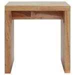 LAXseries - LAXseries Dining Stool - The little brother of the LAXseries Dining Bench, this stool utilizes the same structure and solid English walnut construction of the entire LAXseries dining family. It is sturdy enough to use everyday and small enough to store off to the side for occasional seating