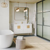 The Lockhart Bathroom Vanity, Single Sink, 48”, White, Freestanding