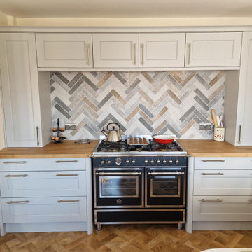 Ashbourne Light Grey & Windsor Blue Kitchen
