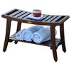 Harmony Eastern Style Shower Bench With LiftAid Arms, 30"x18"