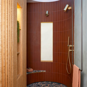 Bathroom installation designed by a renowned architect