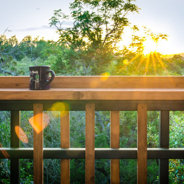 Wildflower Addition - Balcony at Sunset