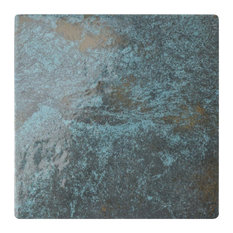 SomerTile Ocean 6" x 6" Porcelain Floor and Wall Tile, Green River