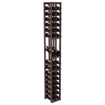 Wine Racks America - 2 Column Display Row Wine Cellar Kit, Redwood, Walnut/Satin F - Make your best vintage the focal point of your wine cellar. High-reveal display rows create a more intimate setting for avid collectors wine cellars. Our wine cellar kits are constructed to industry-leading standards. You'll be satisfied. We guarantee it.