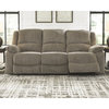 Signature Design by Ashley Draycoll Reclining Sofa in Pewter
