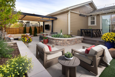 Inspiration for a timeless patio remodel in Denver