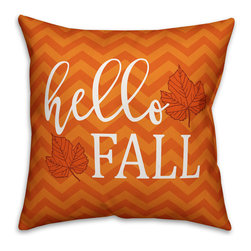 Hello Fall Chevron Pillow - Products