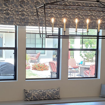 Kitchen Window Treatment and Accent Pillows