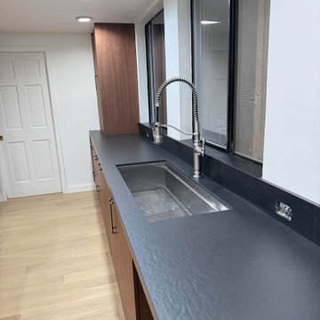 Dekton Sirius Kitchen Countertops & Mitered Island | Kirkland, WA