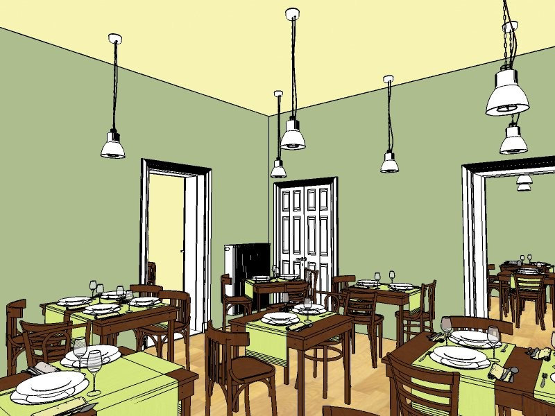 Ristorantino rustico chic - PROGETTO