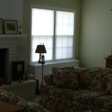Customer Photos of Installed Pleated Blinds and Honeycomb Shades
