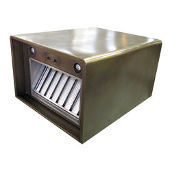 Custom Brass Range Hood #57, A insert - Range Hoods And Vents
