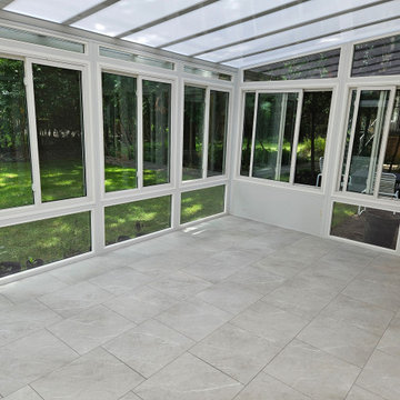 4-Season Grand Vista insulated Sunroom with Translucent Polycarbonate Roof