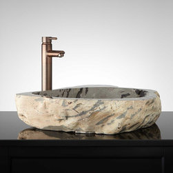 CANTAR NATURAL STONE VESSEL SINK - Bathroom Sinks