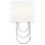 Mitzi by Hudson Valley Lighting - Farah 2-Light Wall Sconce, Polished Nickel Finish - We get it. Everyone deserves to enjoy the benefits of good design in their home, and now everyone can. Meet Mitzi. Inspired by the founder of Hudson Valley Lighting's grandmother, a painter and master antique-finder, Mitzi mixes classic with contemporary, sacrificing no quality along the way. Designed with thoughtful simplicity, each fixture embodies form and function in perfect harmony. Less clutter and more creativity, Mitzi is attainable high design.