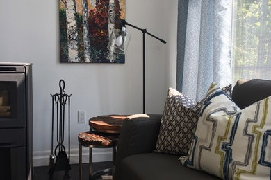 Elegant living room photo in Other