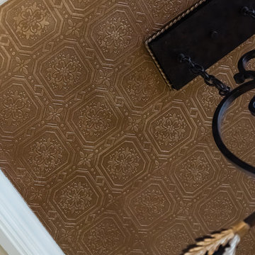 Copper ceiling detail