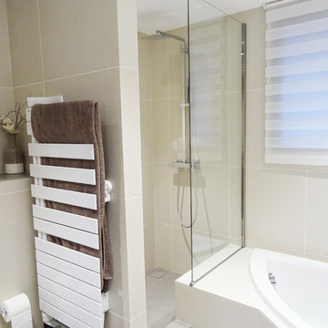 Aménagement et décoration intérieure d'une suite parentale à Saint Cyr Mont d'Or
