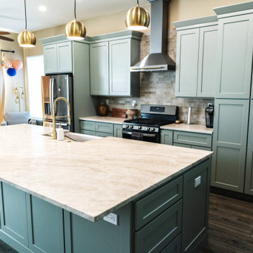 Daniel and Veya Gonzales Kitchen Before and After