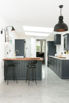 Shaker kitchen with concrete floors? | Houzz UK