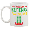 "This Grandpa Is Elfing Awesome" Coffee Mug
