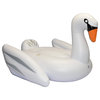 GoFloats Swan Voyage Giant Inflatable Swan Pool Float