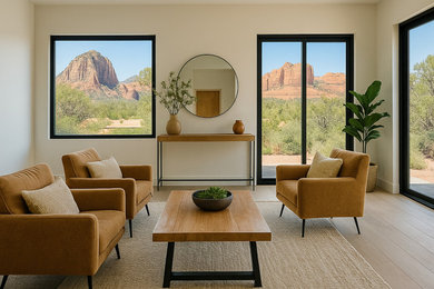 Inspiration for a living room remodel in Phoenix