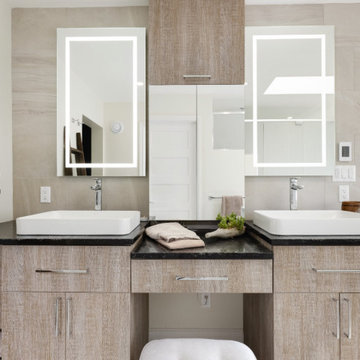 Emmett Road Custom Home Ensuite Bathroom