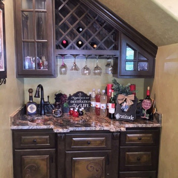 Bar in a Tuscan home