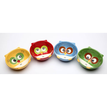Owl Bowls, Set of 4