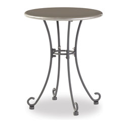 Wrought Iron Stacking Table - 16 Inch - Outdoor Side Tables