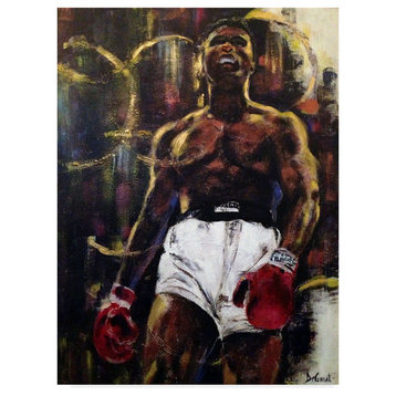 Gregg Degroat 'Muhammad Ali' Canvas Art, 47x35