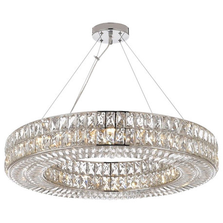 Crystal Nimbus Ring Chandelier Modern/Contemporary Lighting