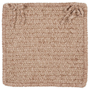 Colonial Mills Simple Chenille Sand Bar Chair Pad, Set of 4