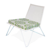 Pearl Series Easy Chair With Suzani Cushion