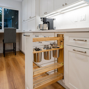 Modern White Kitchen with Efficient Storage Solutions 3 | RTA The Cabination