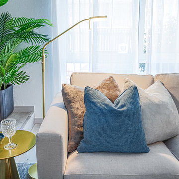 Project - Hydrangea Blue Family Living Room