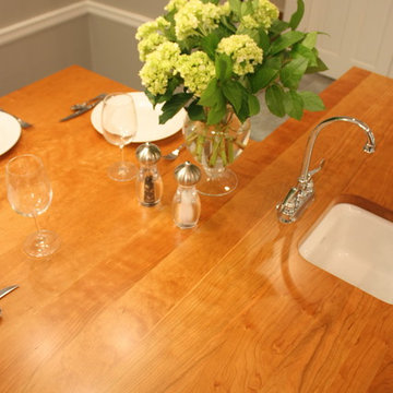 Wood Countertops with Sinks - It's WATERPROOF!